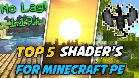 TOP 5 Best Shaders For Minecraft Pe (1.19+) || Best Shaders MINECRAFT PE || medifire link ❗❗#shader