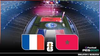 فرنسا ضد المغرب - كأس العالم 2026 - ربع النهائي | محاكاة لعب PES