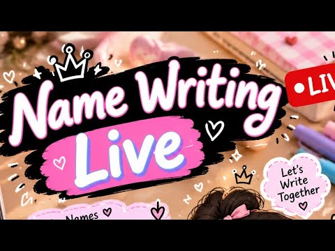 writting my cute subscribers name's 🦄🧿#live#names#typing - YouTube