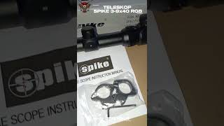 TELESKOP SPIKE 3-9x40 RGB ONLYB 360 RIBU!! #teleskop #murah #senapanangin #telescope