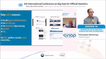 Why teaching Big Data? - 6th International Conference on Big Data for Official Statistics