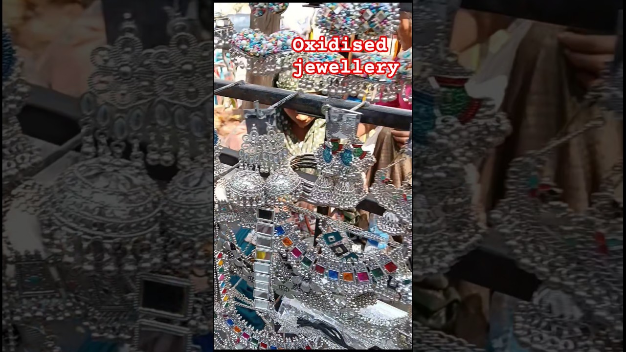 Budget oxidised jewellery you&rsquo;ll love 🤍&rdquo;at Numaish Exhibition 💍📿