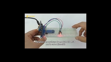 #commander  le #module  #led  #rgb  par la #carte  Micro:bit #shorts