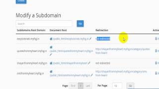 how to create subdomain in cpanel and apply redirections