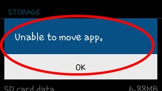 unable to move apps to sd card unable to move apps to sd card