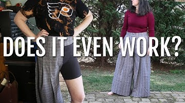 Perfect Pants Experiment Part 2 || Top Down Center Out method for fitting *kinda* works!
