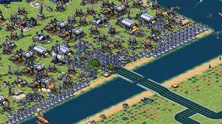 Red Alert 2 | Yuri's Revenge | 7 vs 1 middle island - america - us