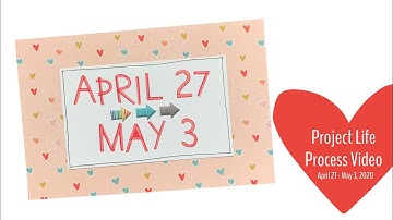 Project Life Process Video // April 27 - May 3, 2020
