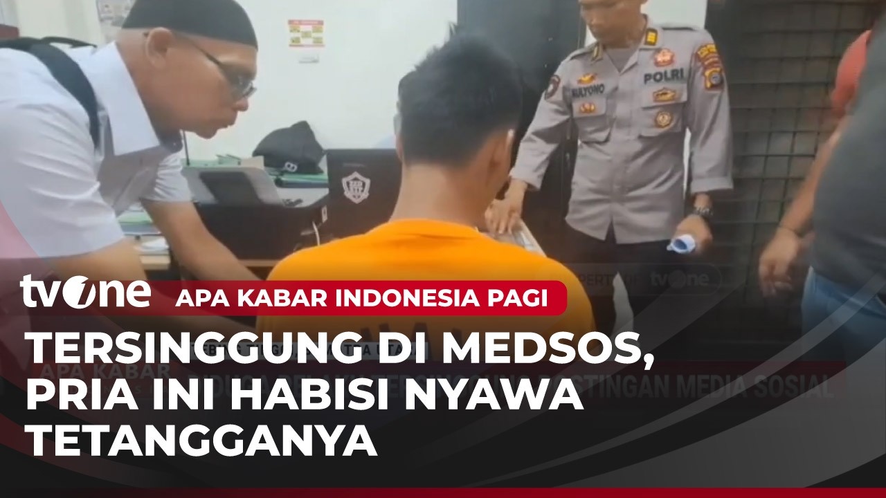 Pria Habisi Nyawa Tetangga Usai Tersinggung di Medsos