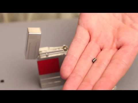 How To Change The Flint For An S T Dupont Ligne 2 Lighter