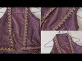Cutting and stitching of up&amp;down umbrella shrug #shrugdesign #stitch #fashion #tutorial 