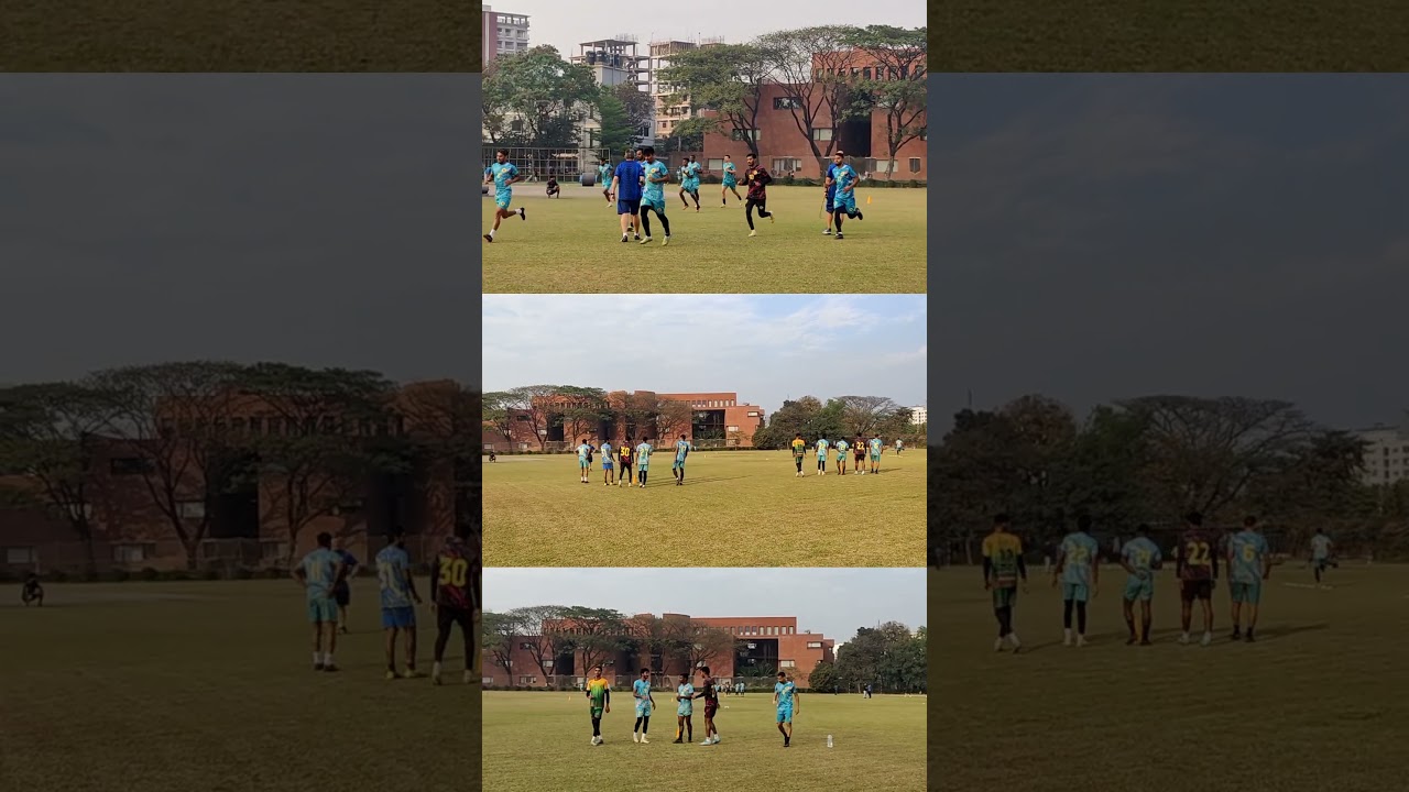 Glimpses of Abahani Team practising at ULAB.