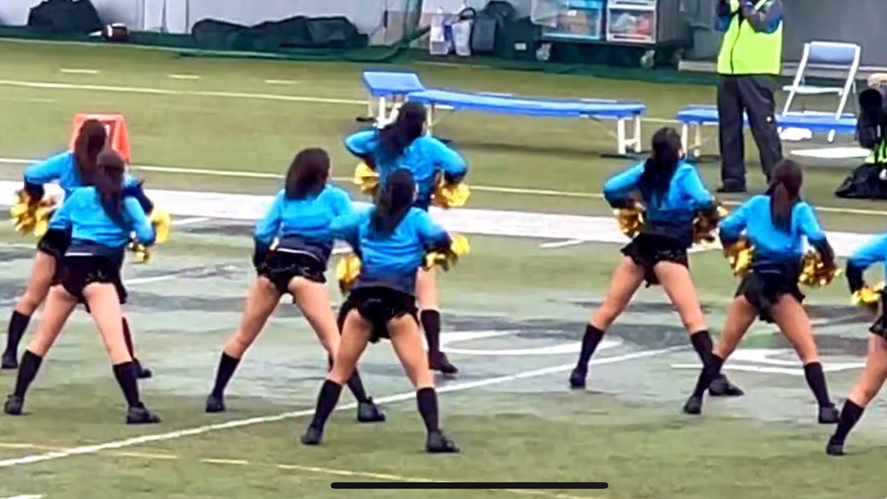 【ビジター側から】IBM Big Blue Cheerleaders ハーフタイムショー