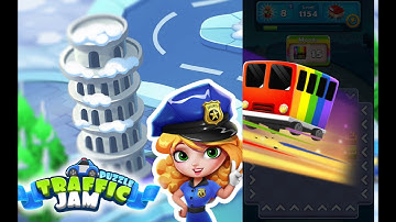 Traffic Puzzle - Traffic Jam Cars Puzzle level 1154
