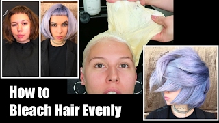 How to Bleach Hair Evenly