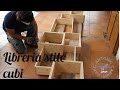 Mensola a cubi. Cubic shelving