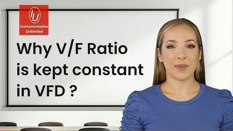 Why V/F Ratio in VFD is maintained Constant ? @dineshdiwani