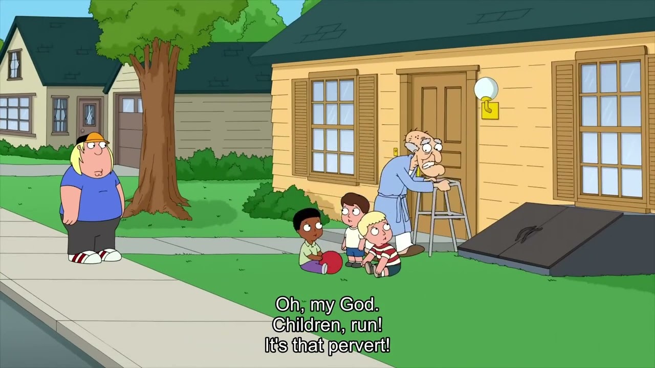 FAMILY GUY - MR Herbert safety basement