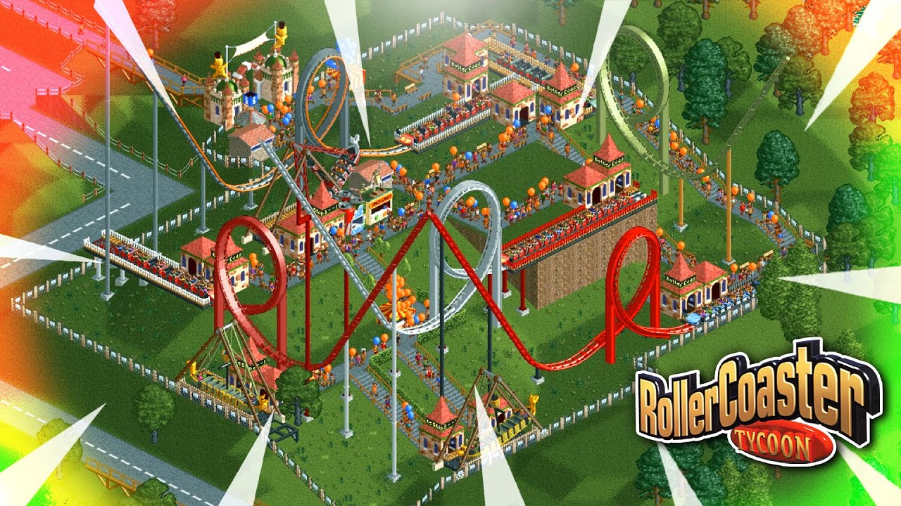 Цум парка. Rollercoaster Tycoon 1. Rollercoaster Tycoon 1999.