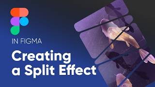How to Create This Effect in Figma. Creating a Split Effect  #figma #figmatutorial #figmatutorials