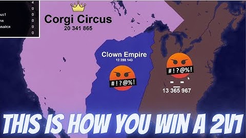 This Is How You Win A 2v1 In The Late Game   Territorial IO