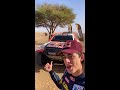 Junior World Champ test drives his Idol&#39;s Dakar Winning truck 🛻