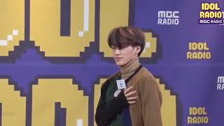 San (ATEEZ) in Idol Radio dancing