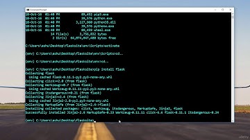 163 Flask Tutorial 1 Creating Directory Structure