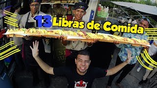 Reto de comida epico | 13 Libras de Sandwich