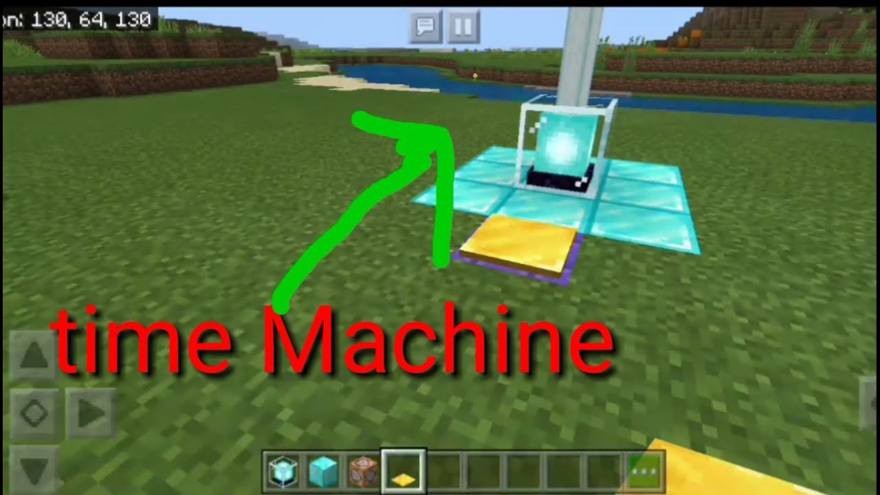 how to make a time travel machine on minecraft
