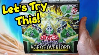 Yugioh Age Of Overlord Box Opening! - YouTube