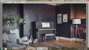 Tutorial on Modeling, Texturing and Lighting a 3d Interior in 3dsmax using Vray ( Part 4)