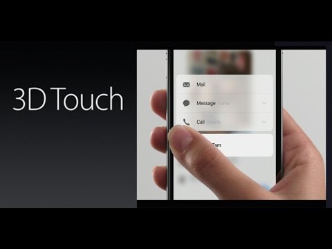 Introducing 3D Touch for your iPhone 6S - YouTube