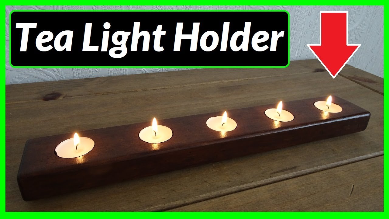 How to Make a Tealight Holder From Pallet Wood (With Burma Teak Finish