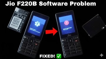 Jio F220B Software Error? | 100% Working Solution #jio Software Upgrade Failed Fix, Jio Phone Dead