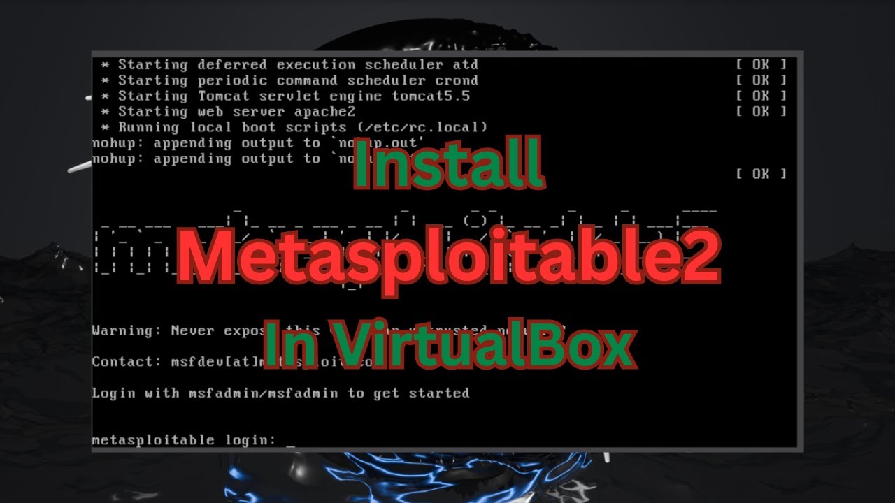 How to Install Metasploitable in VirtualBox - YouTube