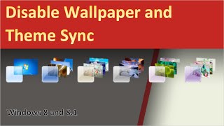 How To Disable Desktop Background Sync in Windows 8.1 [4K] screenshot 4