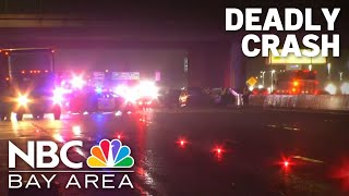Deadly crash on southbound I-880 in Milpitas
