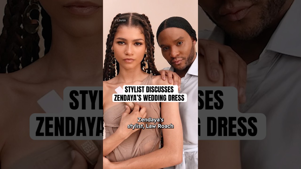 Стилист обсуждает свадебное платье Зендаи #шорты #зендая #томхолланд