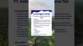 Lowongan Kerja PT Salim Ivomas Pratama Terbaru 2026 Gaji Menarik