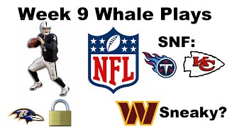 NFL Week 9 Betting Locks and Predictions 2022