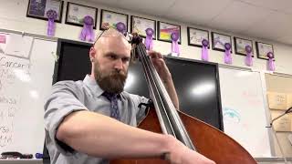Two Octave G Melodic Minor Scale - Bass Playthrough