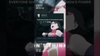 Everyone shocked to see sarada's power 💪