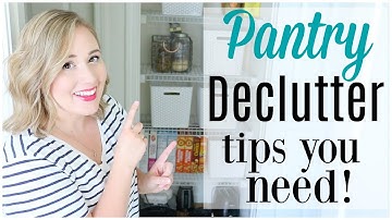PANTRY DECLUTTER WITH ME| CLUTTER FREE HOME CHALLENGE [PART 2] MINIMALISM