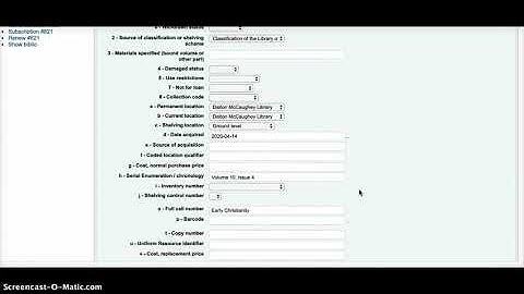 Koha ILS subscriptions : receive a journal issue in Koha