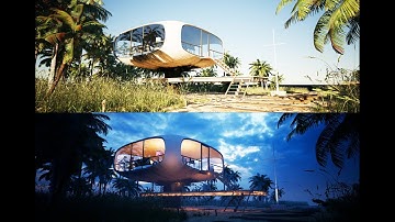 UE4.25.1 Raytrace | Sunsky vs Lightstudio with HDR