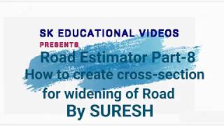 How to Achieve Quantities for Widening of Road project screenshot 5