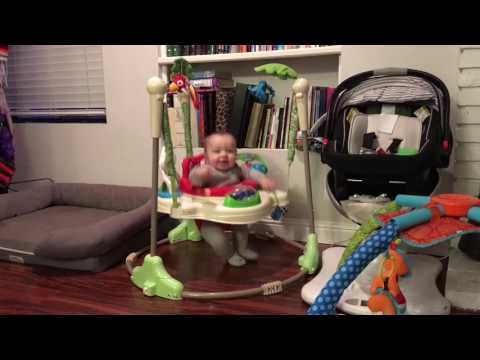 Just a happy baby bouncing
