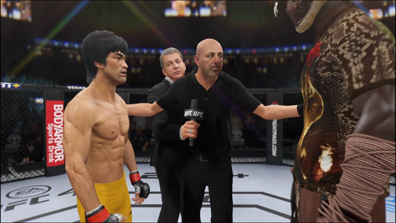 Bruce Lee vs. Naja Naja - EA Sports UFC 4 - Epic Fight 🔥🐲