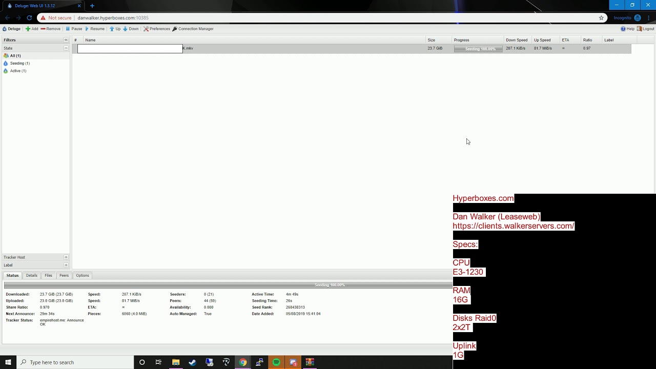 Hyperboxes Swarm Demonstration (DanWalker-LeaseWeb)
